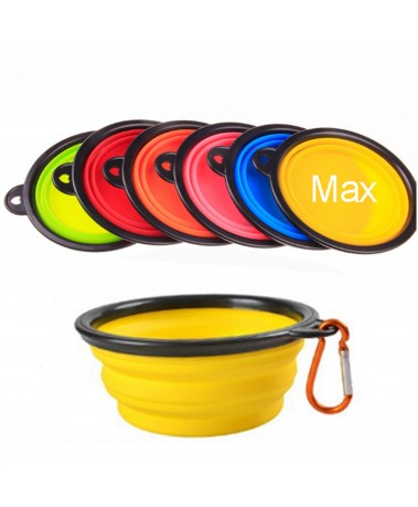 Collapsible Silicone Pet Bowl Pet Food  Dish